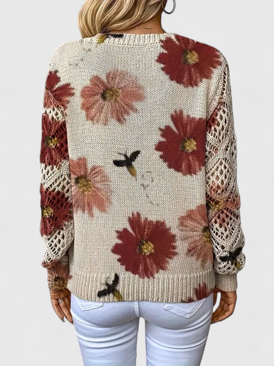 Aurélie – Elegant Floral Cardigan