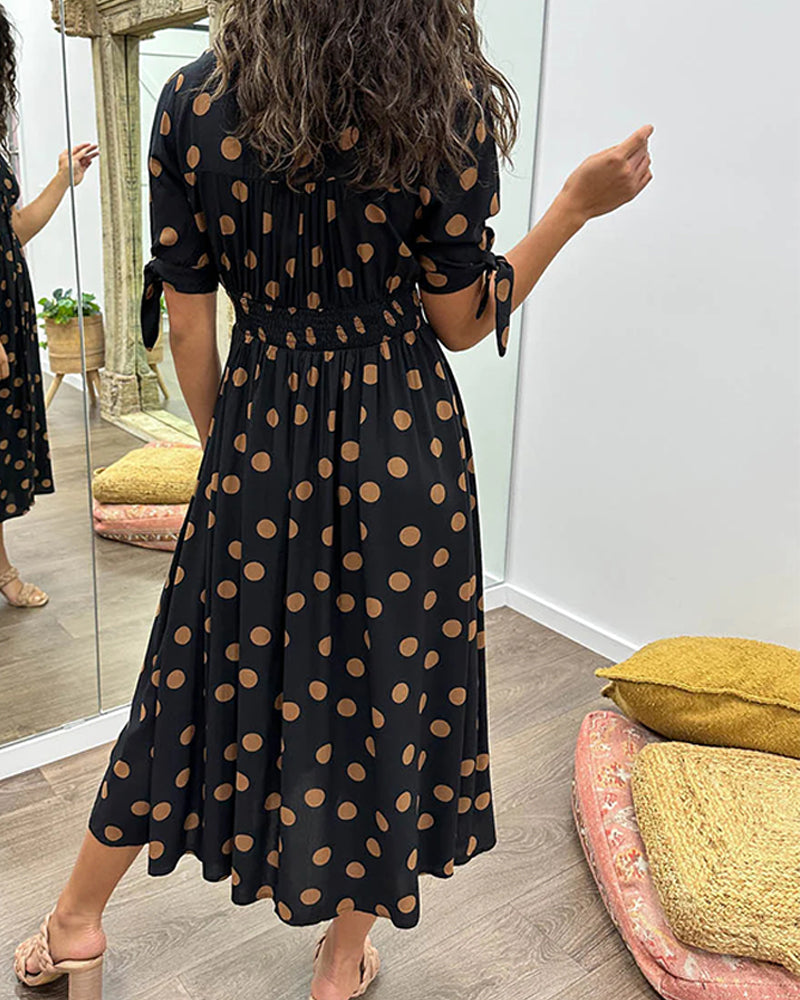 Monique™ – Timeless Polka Dot Dress