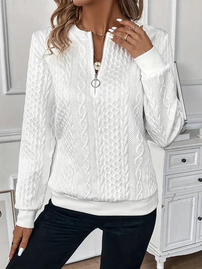 Lucia – Timeless Elegant Zip Sweater