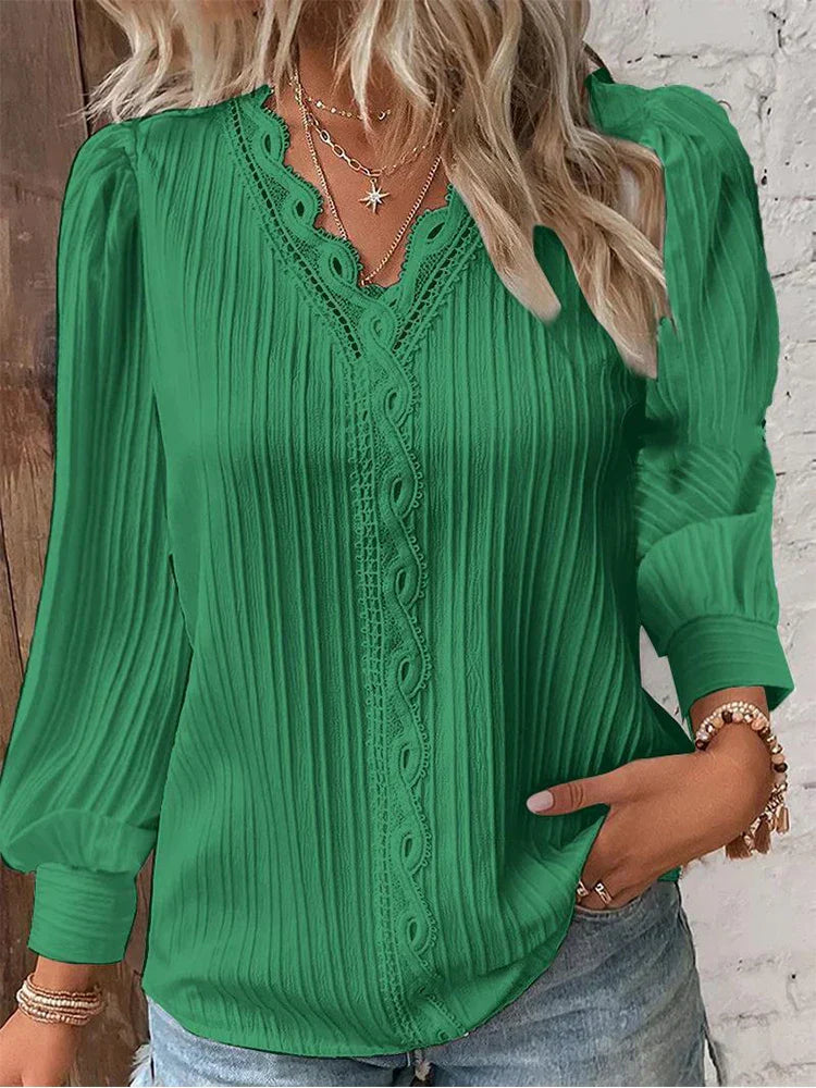 Lilly – Timeless Elegant Pleated Blouse
