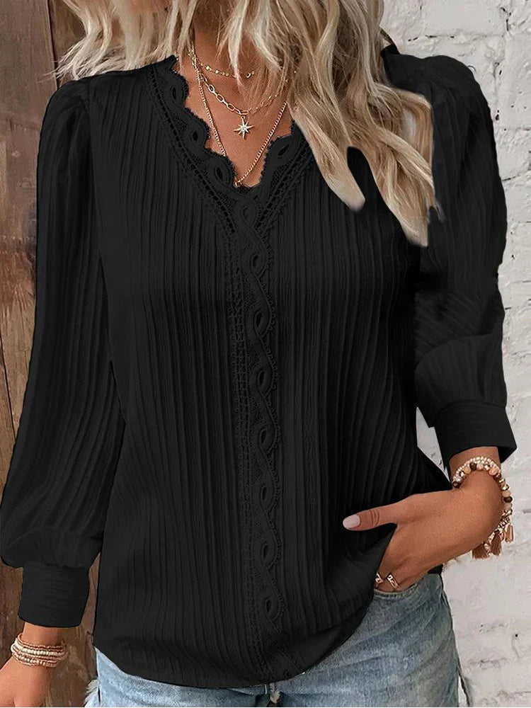 Lilly – Timeless Elegant Pleated Blouse