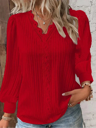 Lilly – Timeless Elegant Pleated Blouse