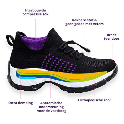 LilacLuxe™ – Elegant Pain-Relief Sneakers