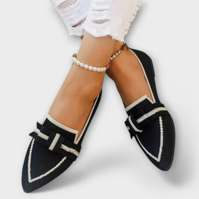 Flat Women's Shoes – Elegant Tied Ballerinas