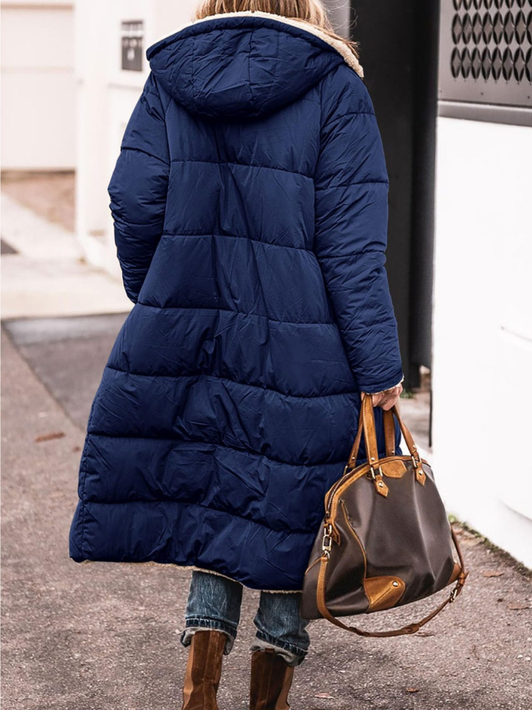 AVERY – Elegant Reversible Longline Coat