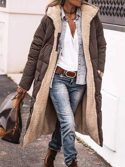 AVERY – Elegant Reversible Longline Coat