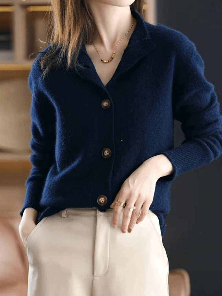 Sofia – Elegant Button Cardigan