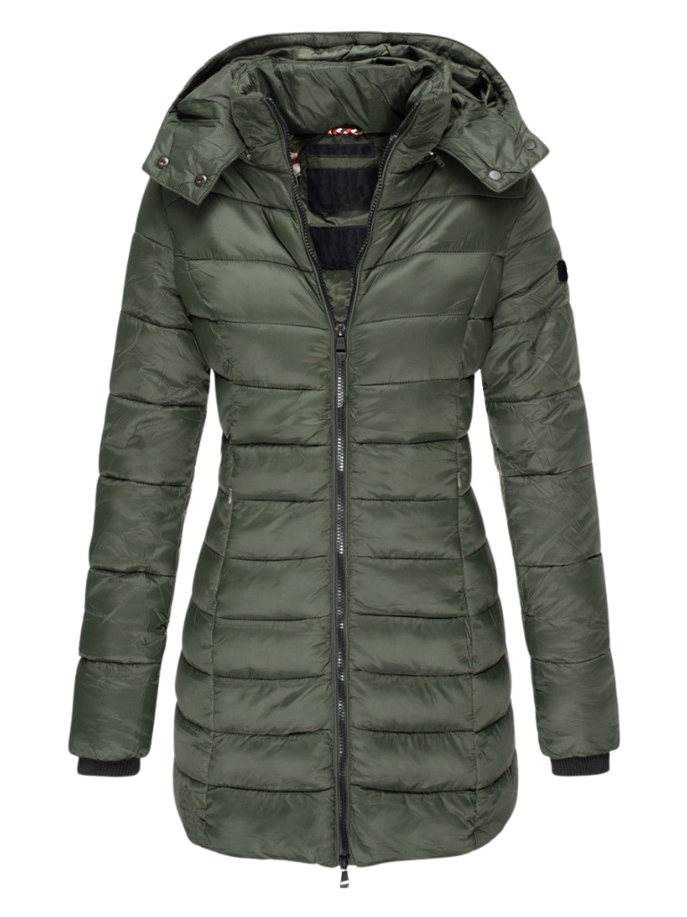 Sierra – Elegant Longline Puffer Coat