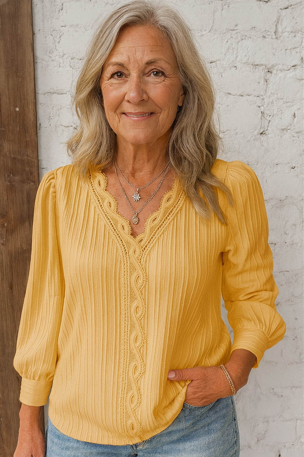 Lilly – Timeless Elegant Pleated Blouse
