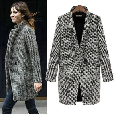 Evelyn | Slim Winter Coat in Wool