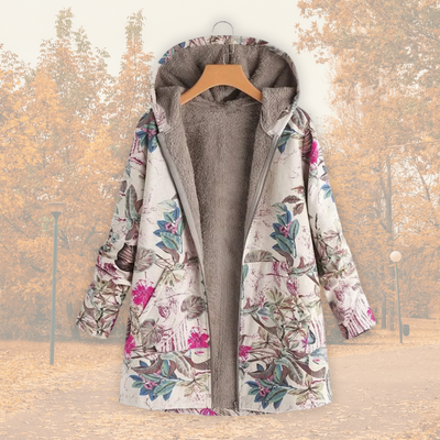 Camellia – Elegant Fleece-Lined Coat