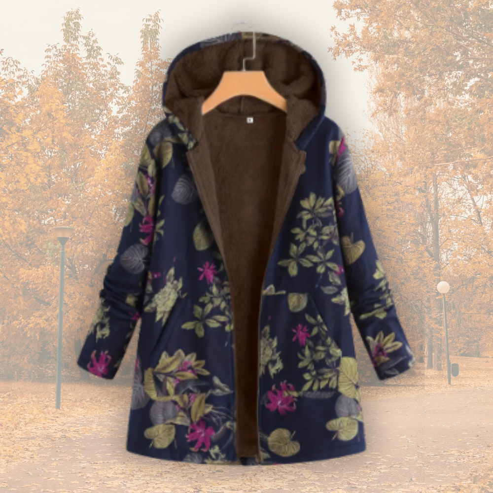 Camellia – Elegant Fleece-Lined Coat