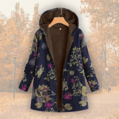 Camellia – Elegant Fleece-Lined Coat