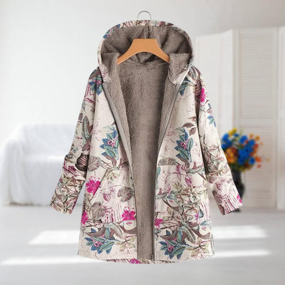 Camellia – Elegant Fleece-Lined Coat