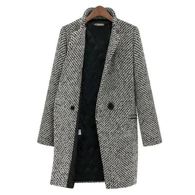 Evelyn | Slim Winter Coat in Wool