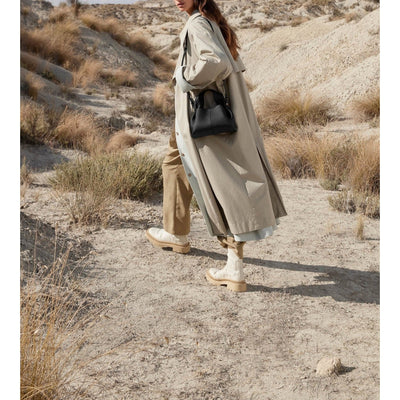 Luna | Myk Leather Bag with Unique Silhouette