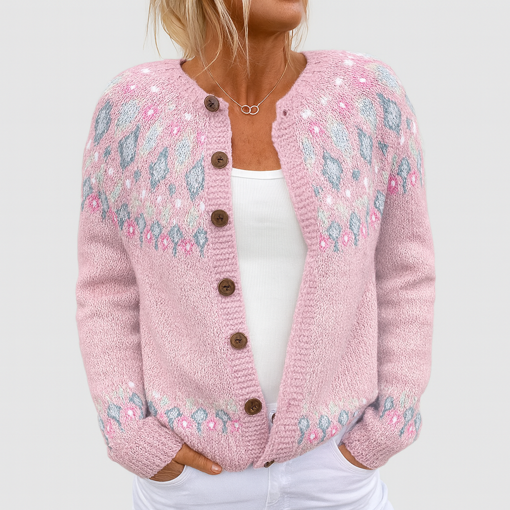 Elva – Elegant Loose Knit Cardigan