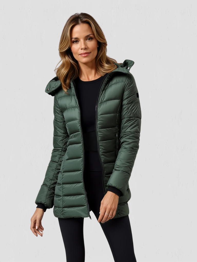 Sierra – Elegant Longline Puffer Coat