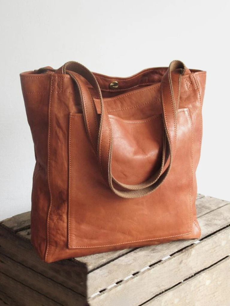 SABINE – Elegant Waxed Tote