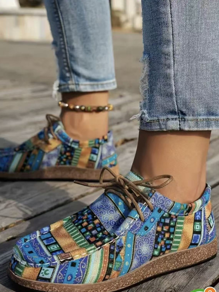 MAYA – Elegant Comfort Print Loafer