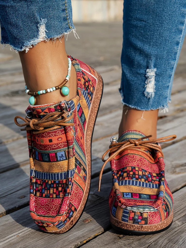 MAYA – Elegant Comfort Print Loafer