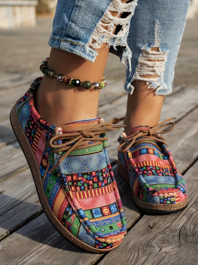 MAYA – Elegant Comfort Print Loafer