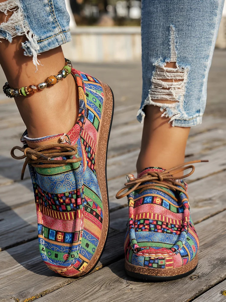 MAYA – Elegant Comfort Print Loafer