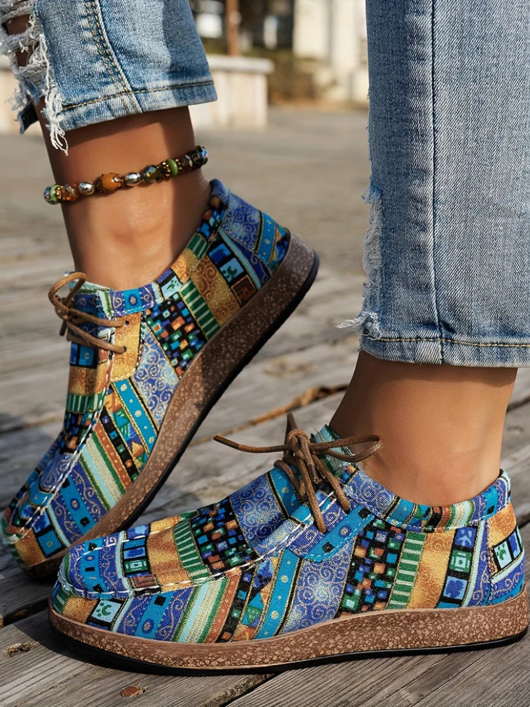 MAYA – Elegant Comfort Print Loafer