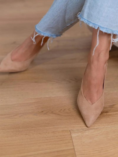 Isabelle – Elegant Pointed-Toe Slingback Heels