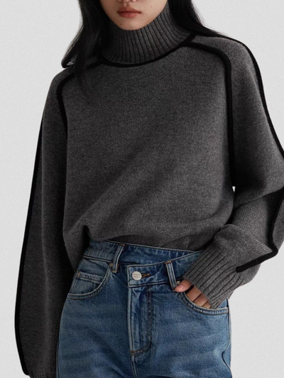 Eloise – Elegant Contrast Sweater