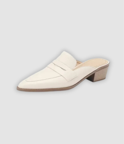 Mira - Leather sandals with chunky heel