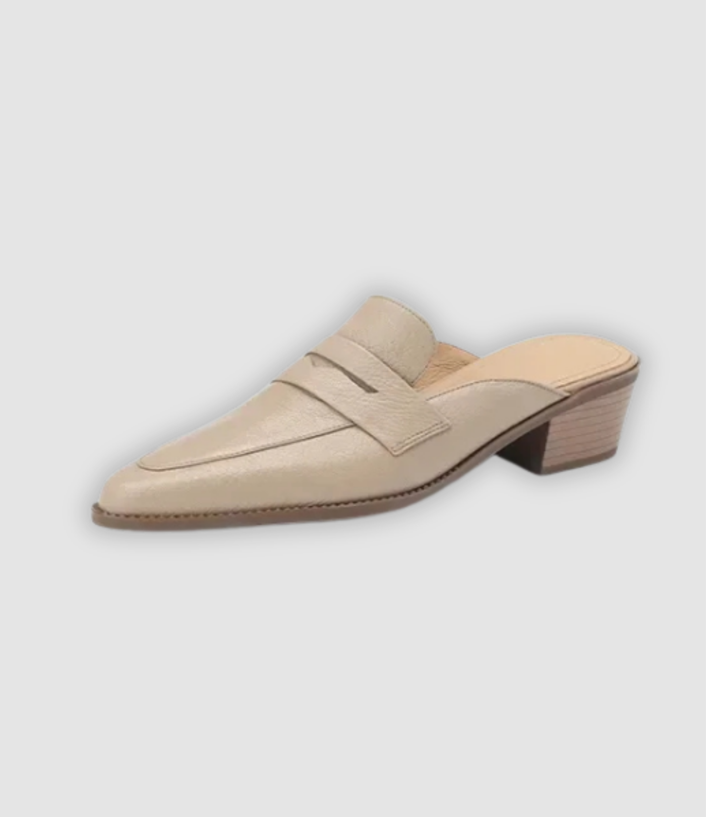 Mira - Leather sandals with chunky heel