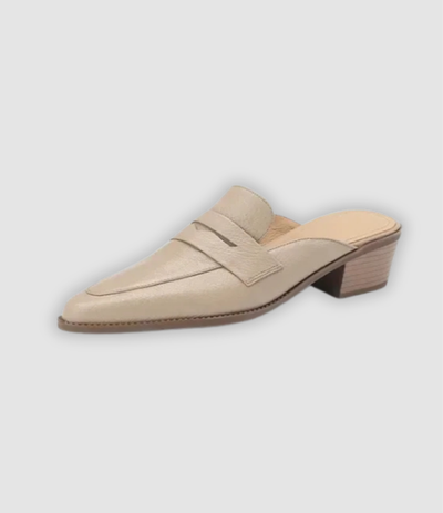 Mira - Leather sandals with chunky heel