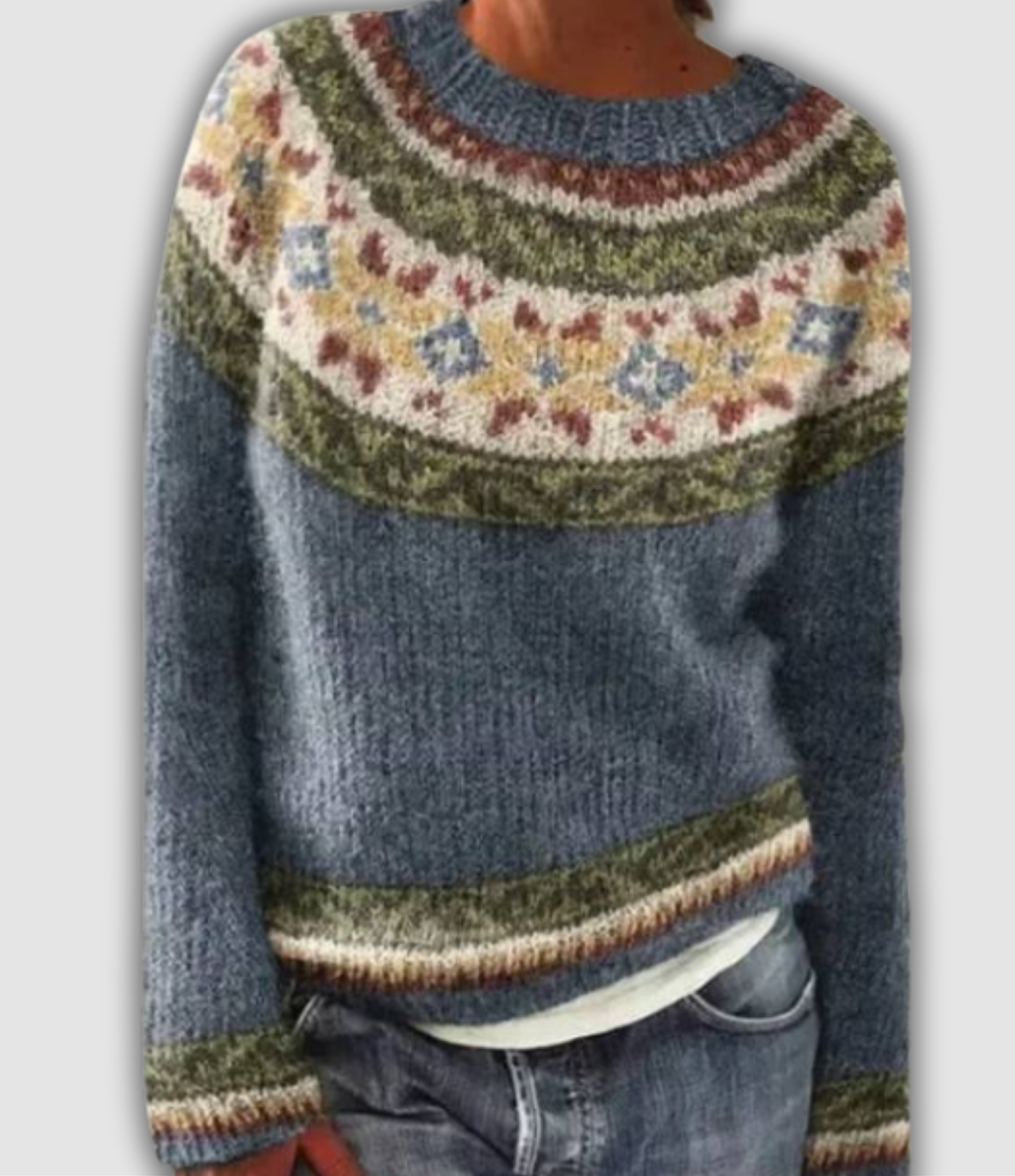 Nayla - Stylish Retro Sweater
