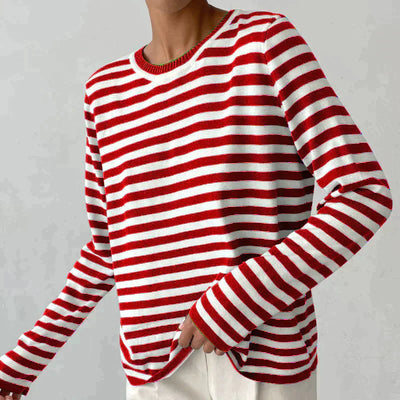 Nicole – Elegant Striped Sweater