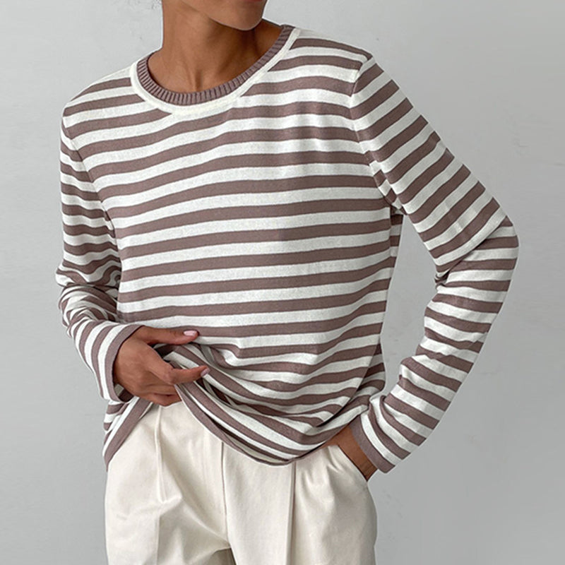 Nicole – Elegant Striped Sweater