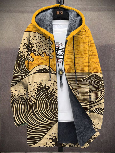 Magnus – Elegant Ocean Wave Hoodie