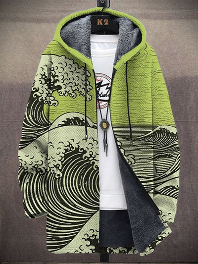 Magnus – Elegant Ocean Wave Hoodie