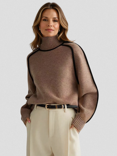 Eloise – Elegant Contrast Sweater