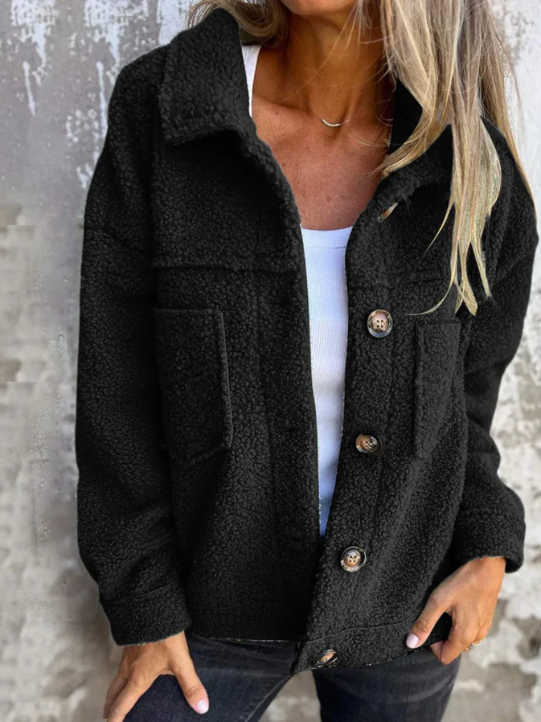 Sandra – Elegant Sherpa Jacket