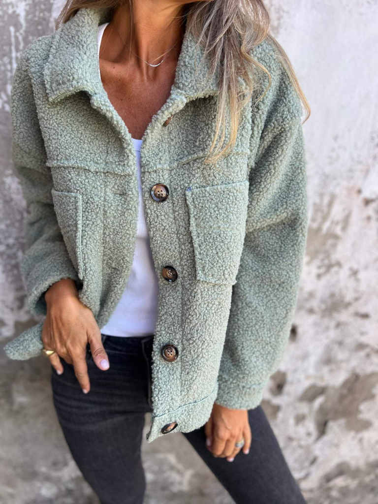 Sandra – Elegant Sherpa Jacket