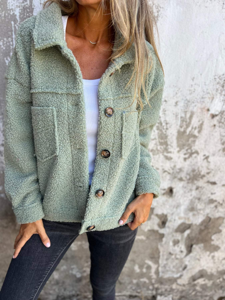 Sandra – Elegant Sherpa Jacket