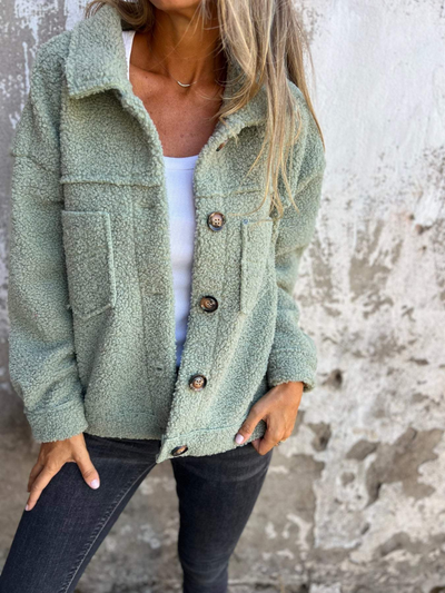 Sandra – Elegant Sherpa Jacket