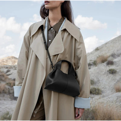 Luna | Myk Leather Bag with Unique Silhouette