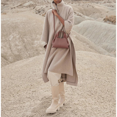 Luna | Myk Leather Bag with Unique Silhouette