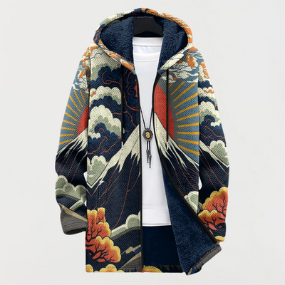 Hiro – Elegant Mountain Sunrise Hoodie