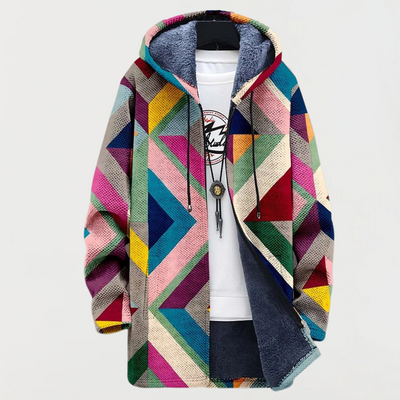 Zara – Elegant Geometric Art Hoodie