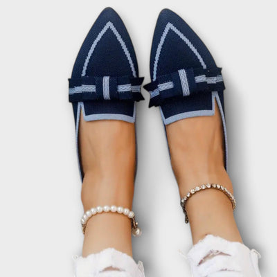 Flat Women's Shoes – Elegant Tied Ballerinas
