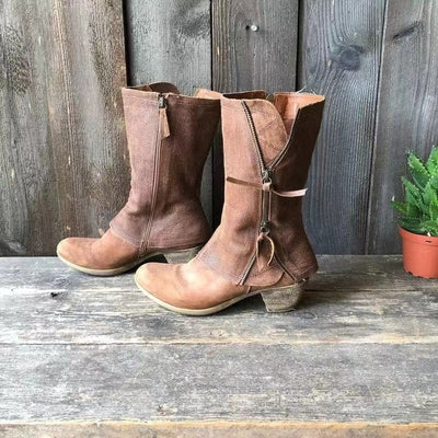 Sierra – Elegant Rust Boots