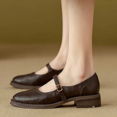 Lora – Elegant Leather Mary Janes